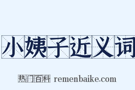 小姨子近义词是什么意思的图片